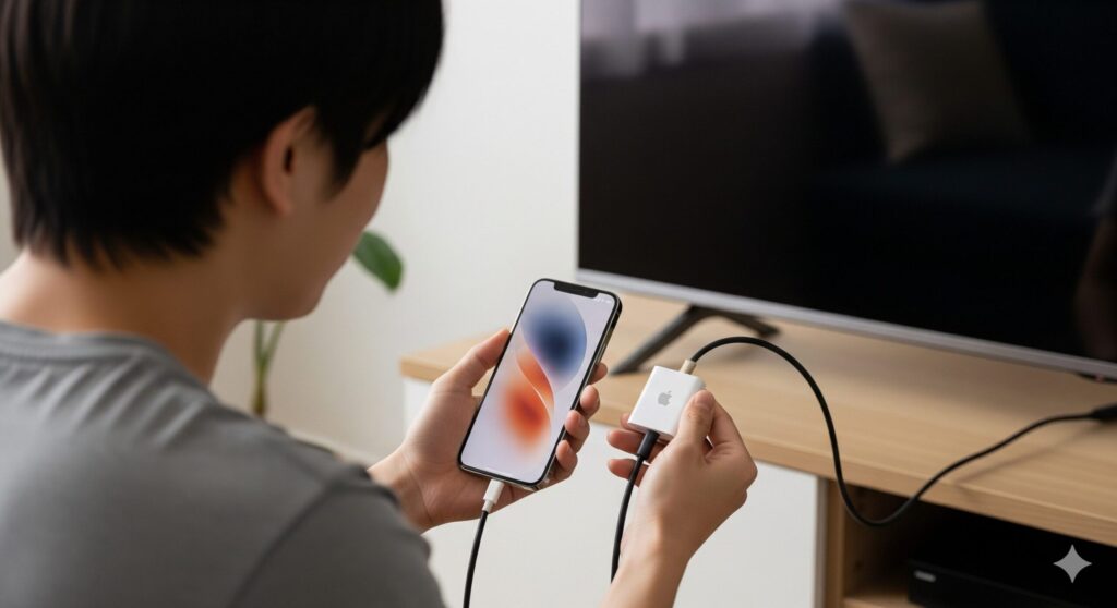 ZoomでのiPhone/iPadの接続と設定