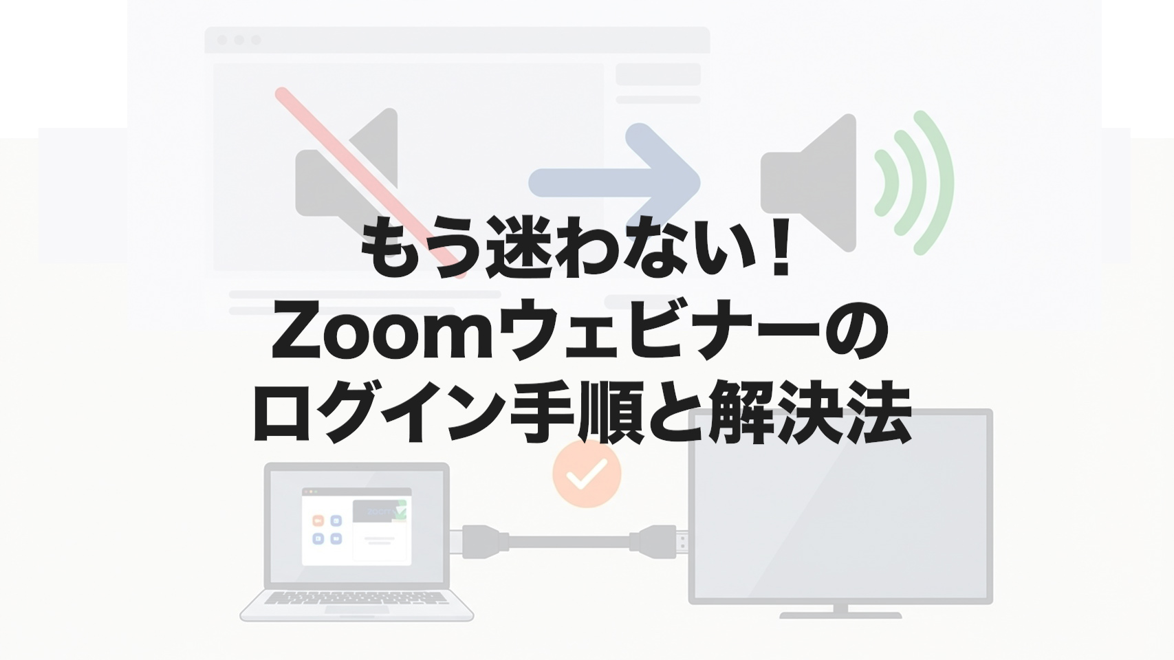 もう迷わない！Zoomウェビナーのログイン手順と解決法